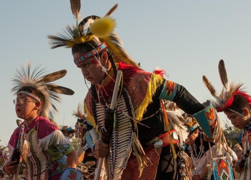 Native American Indian pow wow