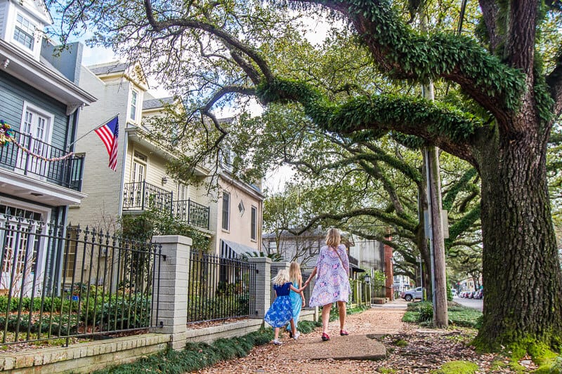 The Garden District in New Orleans